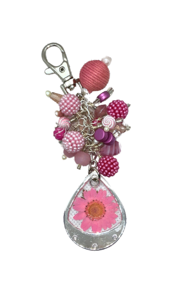 Spring Bloom Daisy Charm - Personalized Purse Charm