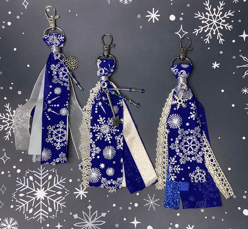 Silver Snowflakes Tassels (Various Design Options)