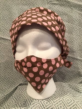 Load image into Gallery viewer, Pink Polka Dots Matching Set - Reversible